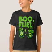 Halloween Boo Fuel Kleding Spooky Outfit Unisex T-shirt (Voorkant)