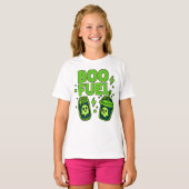 Halloween Boo Fuel Kleding Spooky Outfit Unisex T-shirt (Voorkant volledig)