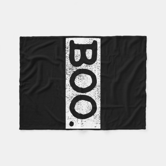 Halloween  Boo Fun Gift Fleece Deken (Voorkant (Horizontaal))