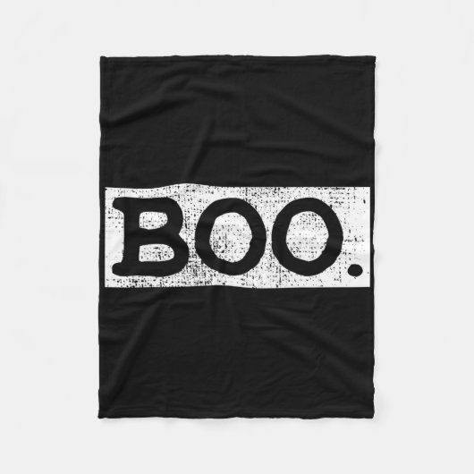 Halloween Boo Fun Gift Fleece Deken (Voorkant)