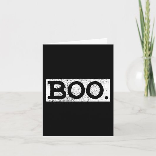 Halloween  Boo Fun Gift Halloween Kostuum Kaart (Voorkant)