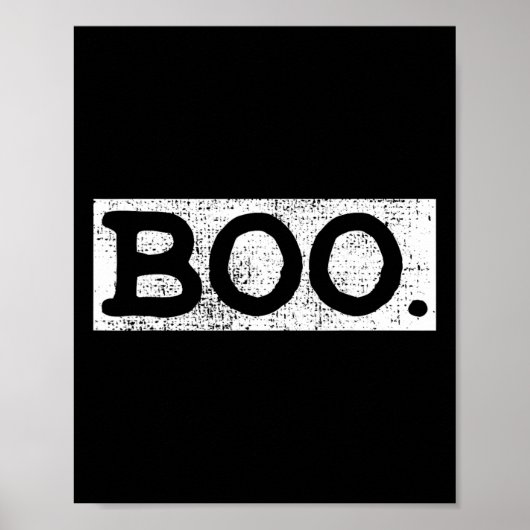 Halloween Boo Fun Gift Poster (Voorkant)