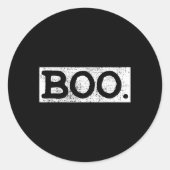 Halloween  Boo Fun Gift Ronde Sticker (Voorkant)