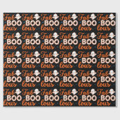Halloween Boo Funny Cadeaupapier (Vlak)
