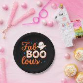 Halloween Boo Funny Papieren Bordje (Feest)