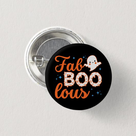 Halloween Boo Funny Ronde Button 3,2 Cm (Voorkant /achterkant)
