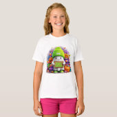 Halloween Boo Geest - Gelukkig Halloween T-shirt (Voorkant volledig)