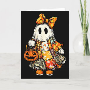 Halloween Boo Geest Patchwork Quilster Quilten Naa Kaart