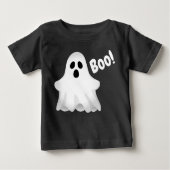 Halloween Boo Ghost Baby T-Shirt (Voorkant)