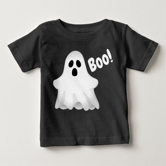 Halloween Boo Ghost Baby T-Shirt (Voorkant)