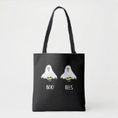 Halloween Boo Ghost bijes Adult Funny Tote Bag (Voorkant)