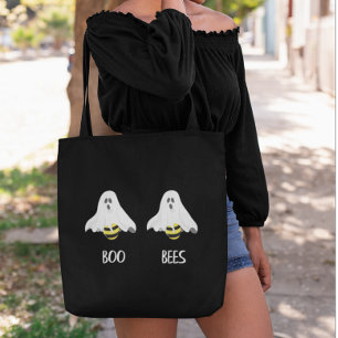 Halloween Boo Ghost bijes Adult Funny Tote Bag