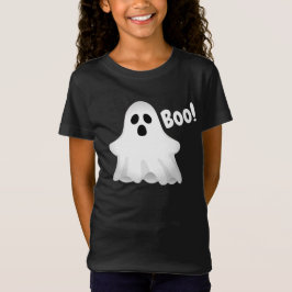 Halloween Boo Ghost Girl's T-Shirt