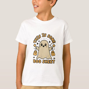 Halloween Boo Ghost Kostuum Dit is een of ander bo T-shirt
