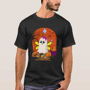 Halloween Boo Ghost Leuke Bee Enge Pompoenen Famil T-shirt