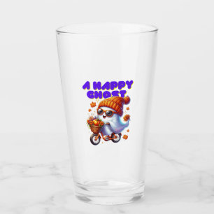 Halloween Boo Ghost Milk Tea Glass Cup Glas