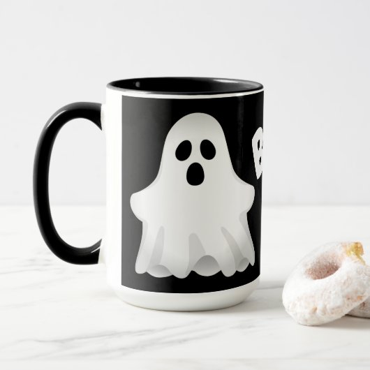 Halloween Boo Ghost Mok (Met donut)