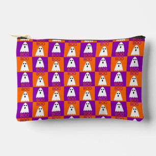 Halloween Boo Ghost Paars en Oranje Squares Etui