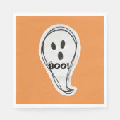 Halloween Boo Ghost Servet (Voorkant)