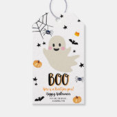 Halloween Boo Ghost Trick or treat Verjaardag Cadeaulabel (Voorkant)
