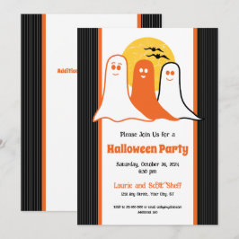 Halloween Boo Ghosts, kinder, familie Kaart