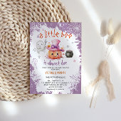 Halloween Boo Girl Baby shower Kaart