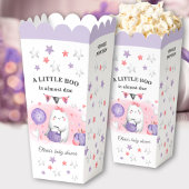 Halloween Boo Girl Baby shower Paarse Roze Popcorn Bedankdoosjes