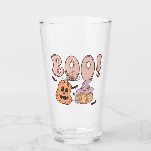 Halloween Boo Glas (Voorkant)