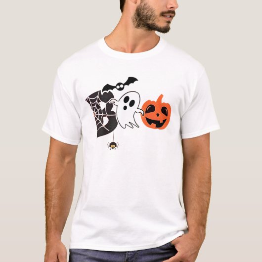 Halloween Boo Grappig Halloween T-shirt (Voorkant)
