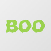 Halloween Boo green slime spooky grappige decor Raamsticker (Vel)