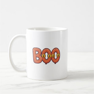 Halloween Boo Griezels Letters met Enge Glow Ogen Koffiemok