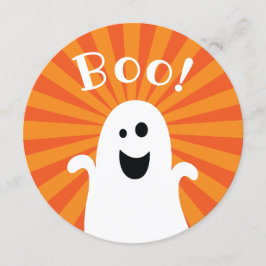 Halloween Boo Happy Ghost Kinder Costume Party Kaart