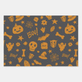 Halloween Boo. Inpakpapier Vel (Voorkant)