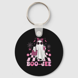 Halloween Boo-jee Boujee Geest Coquette Luipaard C Sleutelhanger