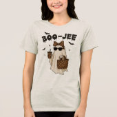 Halloween Boo-Jee Ghost  Tri-Blend Shirt (Voorkant)