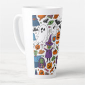 Halloween boo latte mok (Linkerhoek)