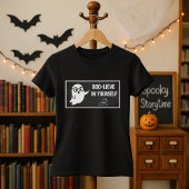 Halloween BOO-LIEVE in jezelf leraar-bibliothecari T-shirt