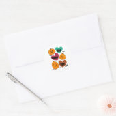 Halloween Boo Magic Eek Birthday Ronde Sticker (Envelop)