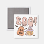 Halloween Boo Magneet (Voorkant / Achterkant)