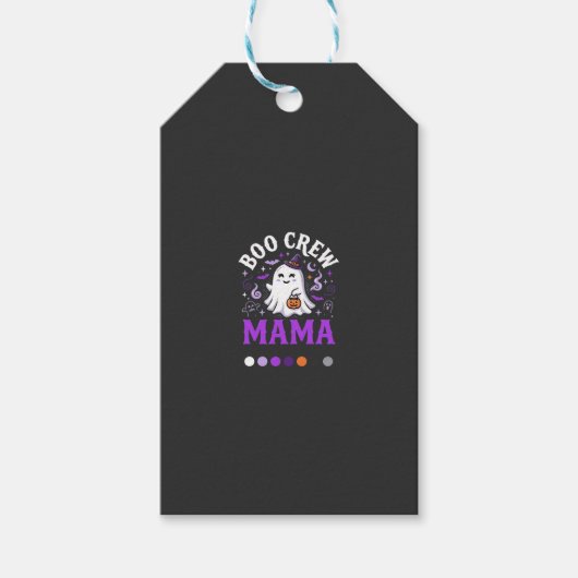 Halloween Boo Mama Magie Cadeaulabel (Voorkant)