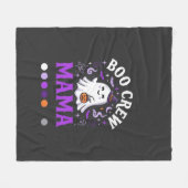 Halloween Boo Mama Magie Fleece Deken (Voorkant (Horizontaal))