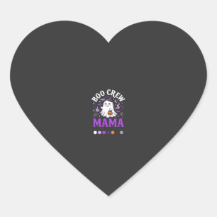 Halloween Boo Mama Magie Hart Sticker
