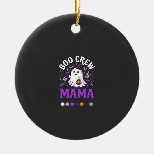 Halloween Boo Mama Magie Keramisch Ornament (Voorkant)