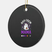 Halloween Boo Mama Magie Keramisch Ornament (Links)