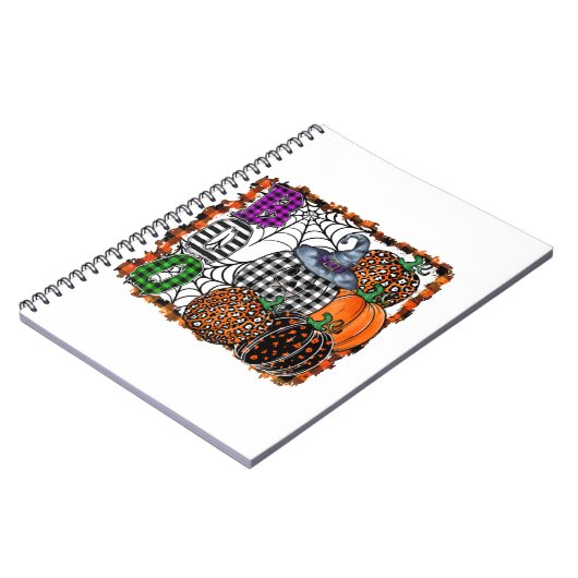 Halloween Boo          Notitieboek (Linkerzijde)