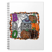 Halloween Boo          Notitieboek (Voorkant)