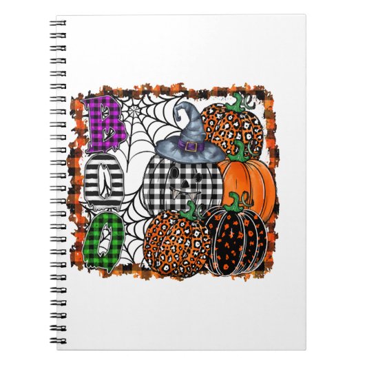 Halloween Boo          Notitieboek (Voorkant)