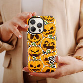 Halloween BOO Oranje pompoenen iPhone Case Mate