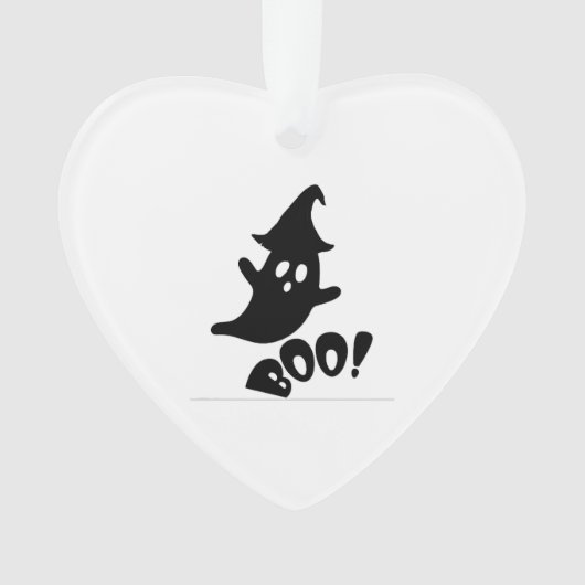Halloween boo                 ornament (voorkant)