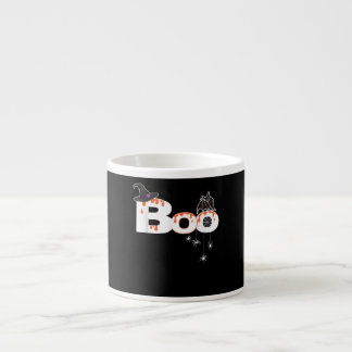 Halloween Boo Owl with Witch Pet Spider Kinder Gir Espresso Kop